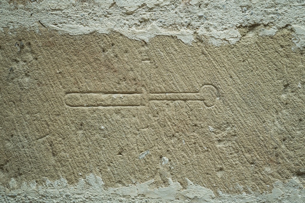 Marcas de cantero en el Monasterio de Rueda 1