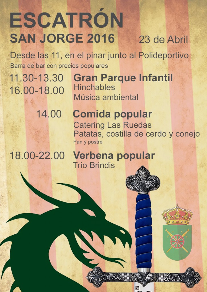 Programa de actos del día de San Jorge