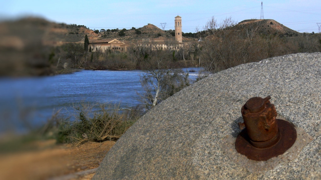 Ebro y Monasterio de Rueda desde Escatrón
