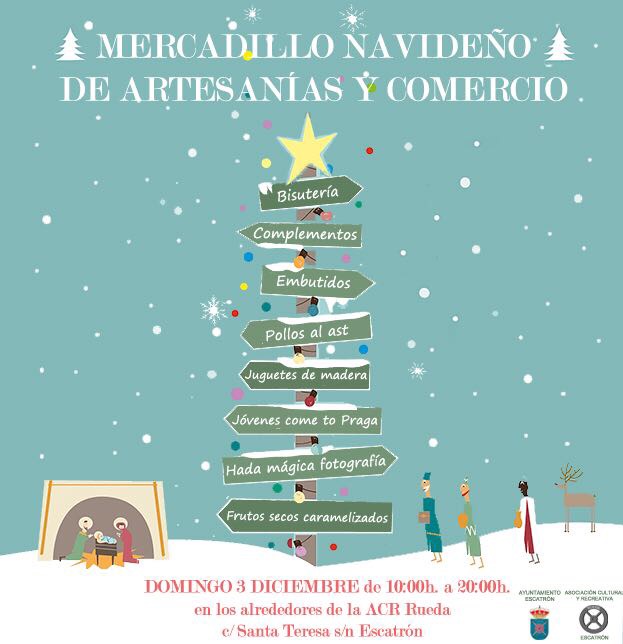 Mercadillo navideño de Escatrón