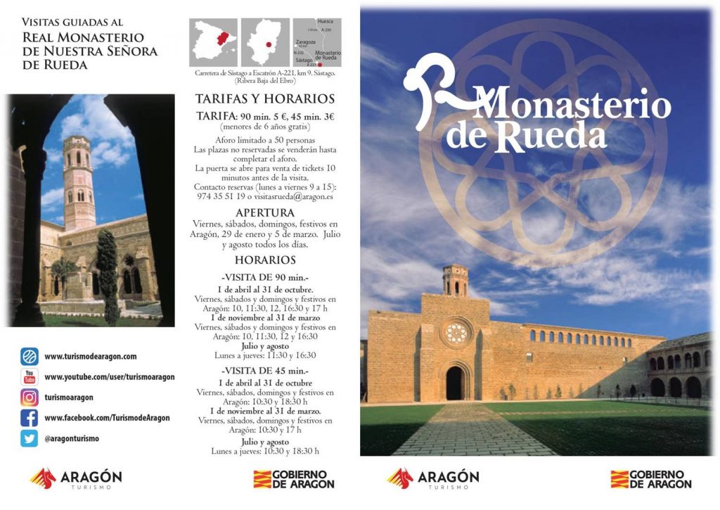 Horario de visitas guiadas del Monasterio de Rueda