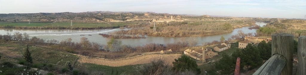 Monasterio de Rueda visto desde El Tozal de Escatrón